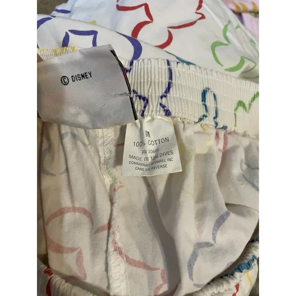 Mickey & Co Vintage‎ Disney Colorful Boxer Shorts Size Medium
